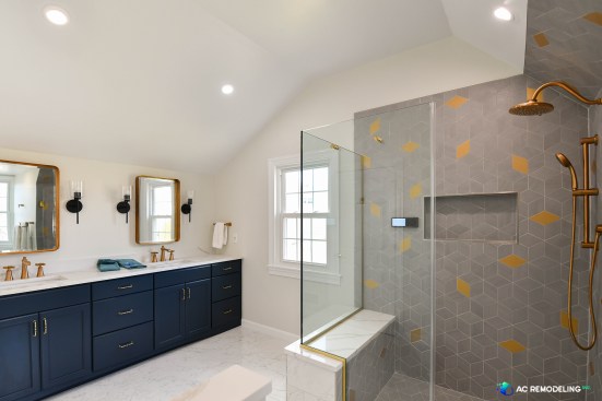 The Golden Master Bath
