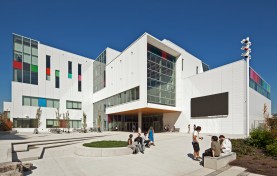 The Wilson Arts Plaza on opening day, Sept 5, 2017