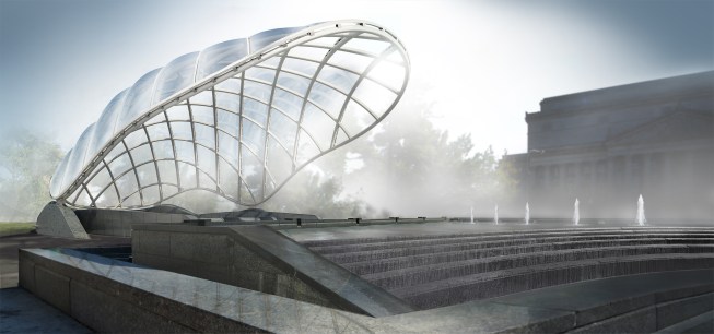 Metro Entrance View