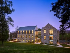 Dusk shot of Building