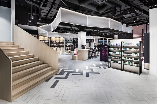 visually consistent design: industrial style and soft colors
