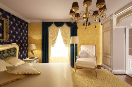 New classic interior design - interior design bedroom. Bedroom classic interior design project team conducted Noble Interior Design with wooden furniture to order. Project details -  http://www.nobili-interior-design.ro/design/amenajari-interioare/175-amenajari-interioare-case-de-lux.