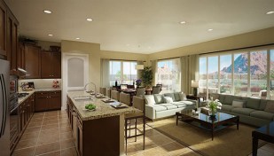 Open Concept kitchen/living room