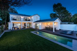 Rear yard view