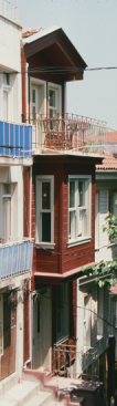 View from stepped alley