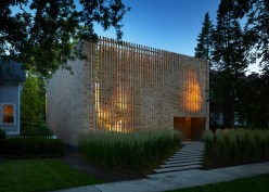 Lipton Thayer Brick House, in Evanston, Ill., designed Brooks + Scarpa and Studio Dwell Architects