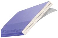 SoundBreak gypsum



National Gypsumwww.soundbreak.info

Acoustically enhanced gypsum board used in the construction of high-rated STC wall assemblies - Recycled mold- and moisture-resistant face and back paper improve indoor air quality - High-density moldresistant core - Viscoelastic polymer sandwiched between gypsum boards provides constrained layer damping 5/8-inch thick board allows for thinner wall partitions