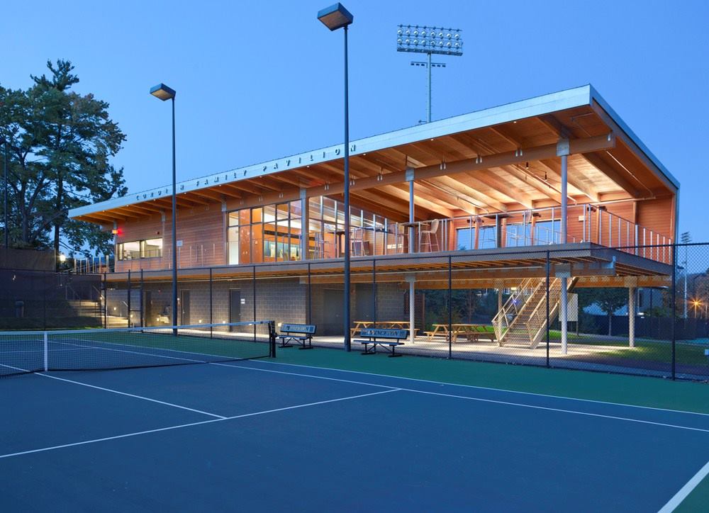 Princeton University Tennis Center, by Dattner Architects.