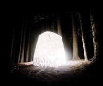This 3D-printed pavilion from Oakland, Calif.-based design firm Smith|Allen is designed to emulate the natural environment while accommodating both people and nature.
