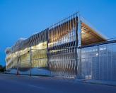 The original Cloud Wall on A. Zahner Co.'s headquarters in Kansas City, Mo., was designed by local firm Crawford Architects.