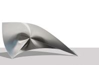 Inspired by the origami work of paper artist Paul Jackson, Patkau Architects chose to experiment with stainless steel.