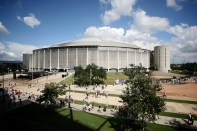 The Houston Astrodome.