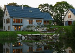 View from the pond