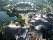 Roofing for main sports facilities in the Munich Olympic Park for the 1972 Summer Olympics, 1968–1972 Munich, Germany