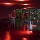 One of the 2015 Lights in Alingsås installations titled "Livingroom Under
the Highway." 