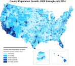 Brookings Population Map