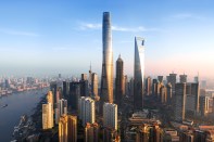 The Shanghai Tower, by Gensler, is scheduled to complete late by the end of  2015.