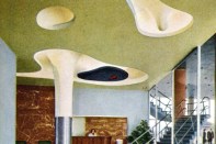 Original lobby ceiling design