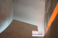 A detail from Steven Holl's Chapel of St. Ignatius in Seattle