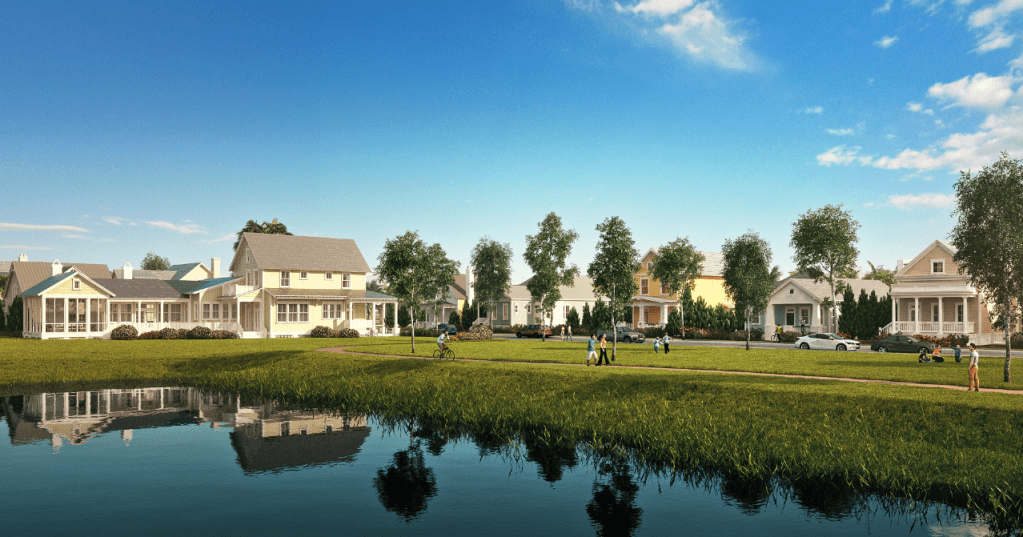 Phase one of Babcock Ranch.