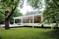 Farnsworth House, in Plano, Ill., designed by Mies van der Rohe, 1951