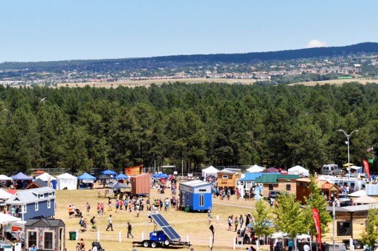 Tiny House Jamboree 2016, in Colorado Springs, Colo.