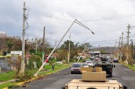 A street in Puerto Rico on Sept. 21.