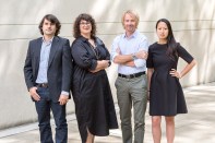 Associate curator Iker Gil, and curators Mimi Zeiger, Niall Atkinson, and Ann Lui