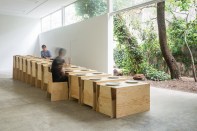 "Steps Table" (2017) installed in Mexico City's Labor gallery