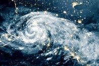 Hurricane Michael over North Carolina