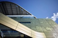 Rainscreen panels, west elevation, Bloomberg Center at Cornell Tech