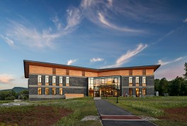 The R.W. Kern Center at Hampshire College, in Amherst, Mass.
