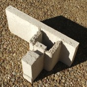 MineralBuilt's unit form was significantly simplified from the hand-cast prototypes. Removal of knockout grooves from the interior of thepier significantly improved the production process.