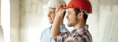 Young construction worker