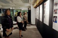 The dedication of the Ellen Cheever Collection, named for kitchen and bath designer Ellen Cheever (far left), to the Center for Real Life Design in the Depatment of Apparel, Housing, and Residential Management at Virginia Tech.