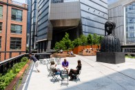 The Spur, which currently features Simone Leigh's "Brick House" installation