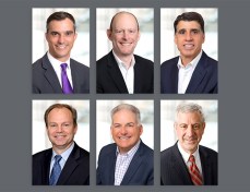 Top, from left: Peter DiMaggio, Michael Squarzini and Tom Scarangello. Bottom: Wayne Stocks, Gary Panariello and Raymond Daddazio.