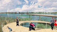 The project  reimagines 11 miles along the Patapsco River shoreline.