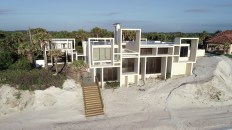The Milam Residence was completed in 1962 with four bedrooms and four bathrooms.