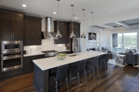 The homes in West Village at One Loudoun feature three to four bedroom models and start in the $600,000's.
