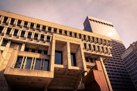 Michael McKinnell and Gerhard Kallmann won a design competition for Boston City Hall in 1962.