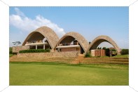 Cricket stadium in Kigali, Rwanda, by Light Earth Designs