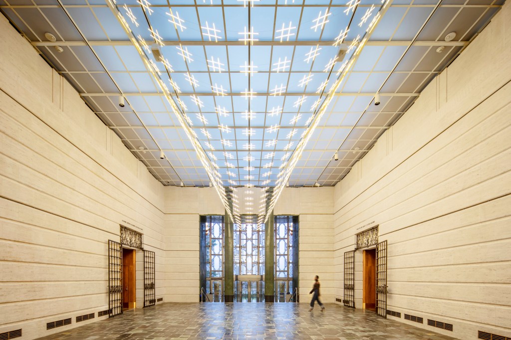 View from west: "Gather" in the newly renovated Seattle Asian Art Museum