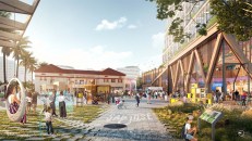 A rendering of Google's ambitions for downtown San Jose, Calif.