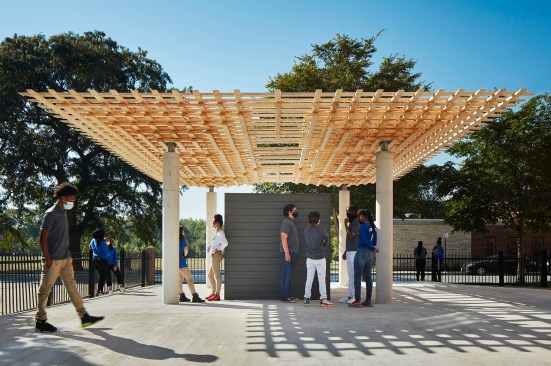 The SPLAM Timber Pavilion at the Chicago Architecture Biennale