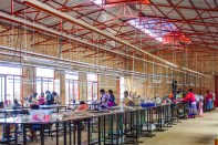 In collaboration with Kate Spade New York’s On Purpose program, nonprofit General Architecture Collaborative (GAC) designed a workspace for the Abahizi Dushyigikirane Cooperative in Rwanda.