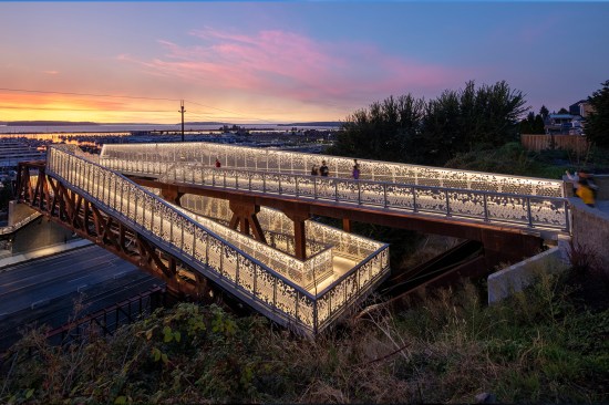 Grand Avenue Park Bridge in Everett, Wash.