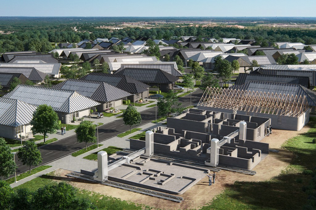 3D-printed community by BIG, Icon, and Lennar