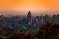 The Angkor Wat temple in Siem Reap, Cambodia