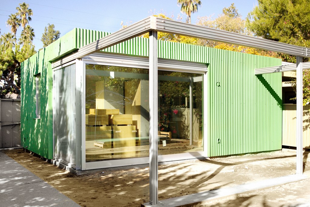 The Ranchito Toy Box, designed by architect Linda Taalman—founder of IT House and Taalman Architecture—is an IT Box, a 360-square-foot ADU that converts an existing carport to a Junior Accessory Dwelling Unit. It is one of six IT House Standard Plan options preapproved for the city of Los Angeles.The Ranchito Toy Box, designed by architect Linda Taalman—founder of IT House and Taalman Architecture—is an IT Box, a 360-square-foot ADU that converts an existing carport to a Junior Accessory Dwelling Unit. It is one of six IT House Standard Plan options preapproved for the city of Los Angeles.